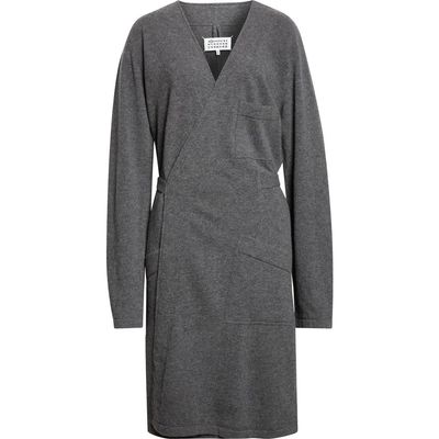 Maison Margiela Maison Margiela Virgin Wool Wrap Cardigan