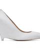 Maison Margiela Maison Margiela White & Black Heel-Less Heels - 1
