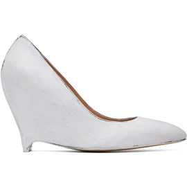 Maison Margiela Maison Margiela White & Black Heel-Less Heels