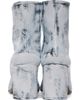 Maison Margiela Maison Margiela White & Black Tabi Bianchetto Boots - 2
