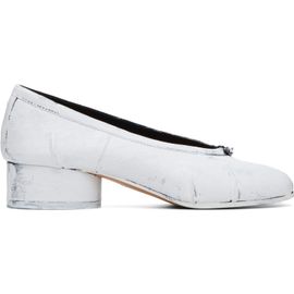 Maison Margiela Maison Margiela White & Black Tabi New Ballerina Heels