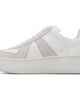 Maison Margiela Maison Margiela White & Taupe Replica Wedge Sneakers - 3