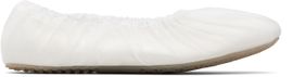 Maison Margiela Maison Margiela White Layered Ballerina Flats
