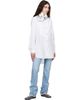 Maison Margiela Maison Margiela White Tuxedo Cotton Shirt - 4