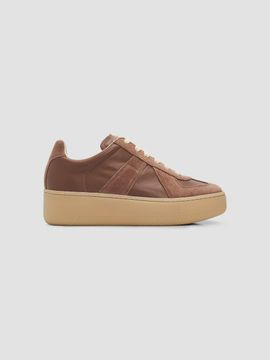 Maison Margiela Maison Margiela Women's Women's's Replica Leather Platform Sneakers