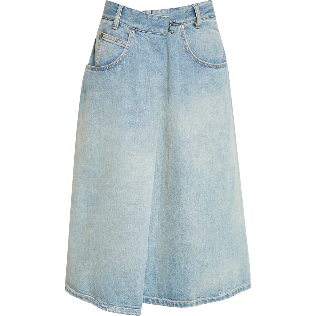 Maison Margiela Maison Margiela Wrap Denim Midi Skirt
