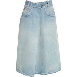 Maison Margiela Maison Margiela Wrap Denim Midi Skirt