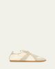 Maison Margiela Men's Replica Napa Leather and Suede Low-Top Sneakers - 1