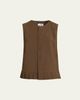 Maison Margiela Pleated Button-Front Top - 1