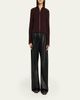 Maison Margiela Ribbed Mock-Neck Cardigan - 2