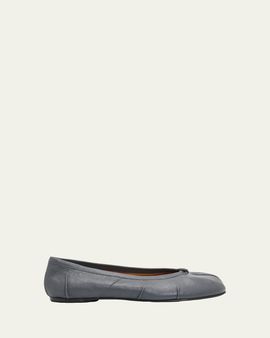 Maison Margiela Tabi Leather Ballerina Flats