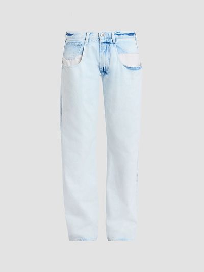 Maison Margiela Women's Boyfriend Acid Wash Jeans