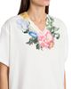 Maison Margiela Women's Floral Cotton V-Neck T-Shirt - 6