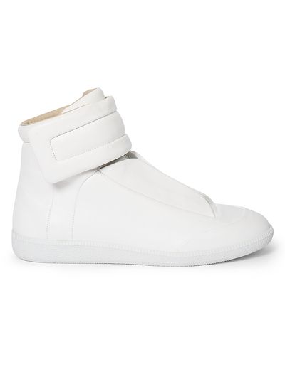 Maison Margiela Women's Future Mid-Top Leather Sneakers