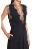 Maison Margiela Women's Lace-Trimmed Matte Satin Midi-Dress - 6