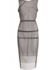 Maison Margiela Women's Mesh Overlay Sheath Midi-Dress - 1