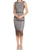Maison Margiela Women's Mesh Overlay Sheath Midi-Dress - 2