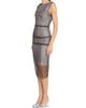 Maison Margiela Women's Mesh Overlay Sheath Midi-Dress - 4