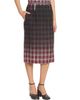 Maison Margiela Women's Ombré Checked Midi-Skirt - 4