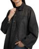 Maison Margiela Women's Oversized Denim Pull-Over Shirt - 6