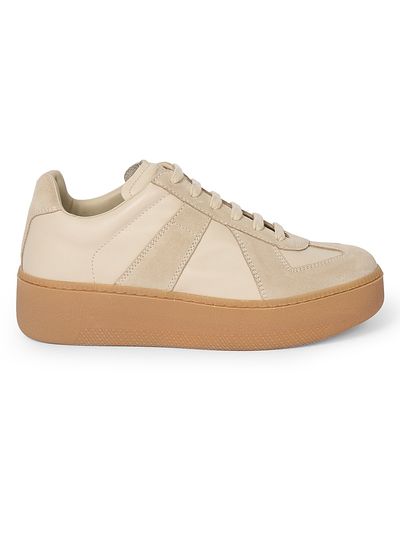 Maison Margiela Women's Replica Leather Platform Sneakers