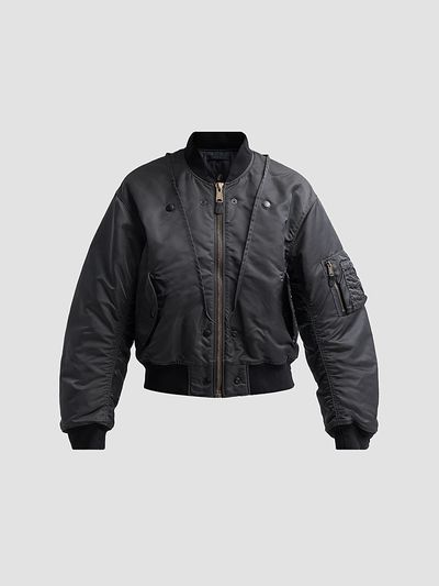 Maison Margiela Women's Reversible Nylon Twill Bomber Jacket