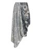 Maison Margiela Women's Sequin Floral Draped Midi-Skirt - 7