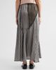 Maison Margiela Women's Striped Patchwork Cupro Midi Skirt - 3