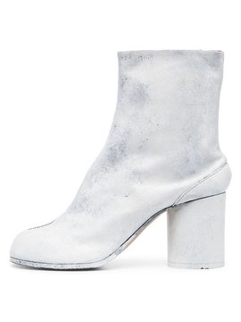 Maison Margiela Women's Tabi Ankle Leather Boots