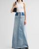 Maison Margiela Women's Waistless Denim Maxi Skirt - 2