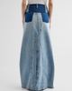 Maison Margiela Women's Waistless Denim Maxi Skirt - 3