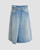Maison Margiela Women's Wrap A-Line Denim Midi Skirt - 1