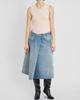Maison Margiela Women's Wrap A-Line Denim Midi Skirt - 2