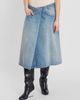 Maison Margiela Women's Wrap A-Line Denim Midi Skirt - 4