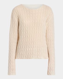 Maison Margiela Wool-Cashmere Crewneck Sweater