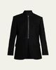 Maison Margiela Zip-Front Longline Blazer - 1