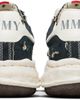 Maison MIHARA YASUHIRO Maison MIHARA YASUHIRO Black 'Blakey' OG Sole Ripped Overdye Canvas Sneakers - 2