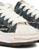 Maison MIHARA YASUHIRO Maison MIHARA YASUHIRO Black 'Blakey' OG Sole Ripped Overdye Canvas Sneakers - 4