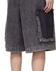 Maison MIHARA YASUHIRO Maison MIHARA YASUHIRO Black Cotton Satin Cargo Shorts - 3