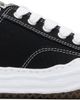 Maison MIHARA YASUHIRO Maison MIHARA YASUHIRO Black 'Hank' OG Sole Canvas Low-Top Sneakers - 1