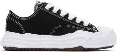 Maison MIHARA YASUHIRO Maison MIHARA YASUHIRO Black 'Hank' OG Sole Canvas Low-Top Sneakers