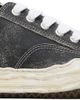 Maison MIHARA YASUHIRO Maison MIHARA YASUHIRO Black 'Hank' OG Sole Shrink Leather Low-Top Sneakers - 1