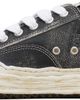 Maison MIHARA YASUHIRO Maison MIHARA YASUHIRO Black 'Hank' OG Sole Shrink Leather Low-Top Sneakers - 3