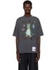 Maison MIHARA YASUHIRO Maison MIHARA YASUHIRO Black Leon Doodle Printed T-shirt - 1
