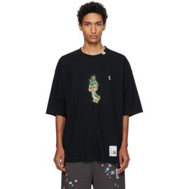 Maison MIHARA YASUHIRO Maison MIHARA YASUHIRO Black Leon Printed T-shirt
