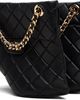 Maison MIHARA YASUHIRO Maison MIHARA YASUHIRO Black Quilted Bag Detail Pin Heel Short Boots - 4