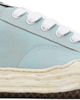 Maison MIHARA YASUHIRO Maison MIHARA YASUHIRO Blue 'Hank' OG Sole Shrink Leather Low-Top Sneakers - 1