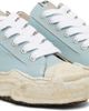 Maison MIHARA YASUHIRO Maison MIHARA YASUHIRO Blue 'Hank' OG Sole Shrink Leather Low-Top Sneakers - 4