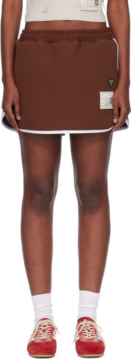 Maison MIHARA YASUHIRO Maison MIHARA YASUHIRO Brown Jogger Shorts