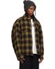 Maison MIHARA YASUHIRO Maison MIHARA YASUHIRO Khaki Check Puffer Shirt - 2